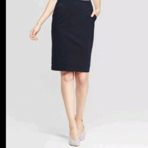 A New Day™ Women's Solid Ponte Pencil Skirt Size 4